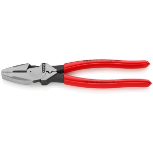 Knipex 09 11 240 Linemans Pliers with Fish Tape Puller black 240mm